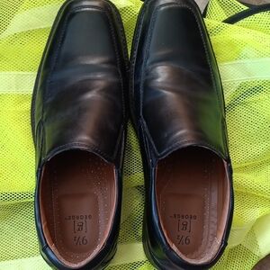 George Men's Classic Black Shoes